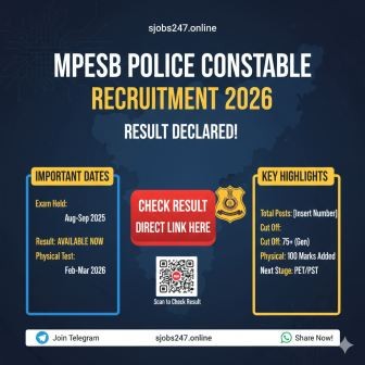 MPESB Police Constable Result 2026 Out? Check MP Police Merit List & Cut Off